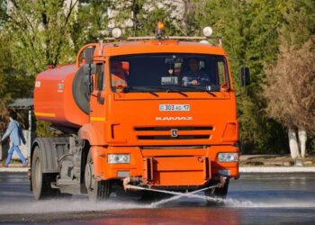 Кентауда тазалық жұмыстары қарқынды